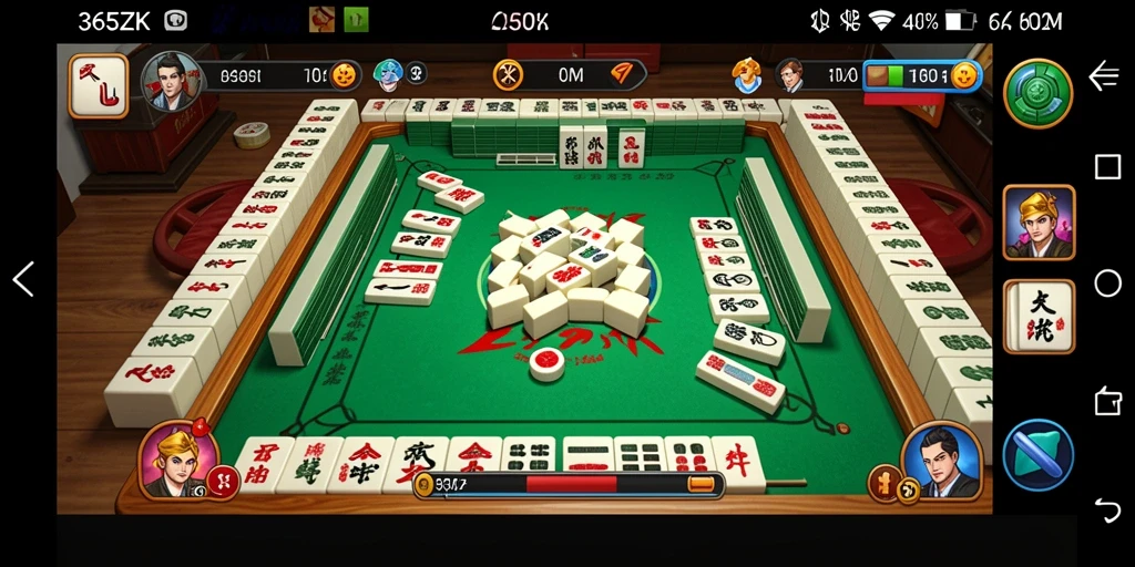 Tampilan gameplay Mahjong yang menarik di 365ZK.