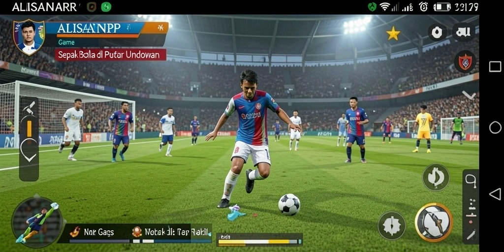 Tampilan utama gameplay ALISANRP yang menegangkan dan seru.