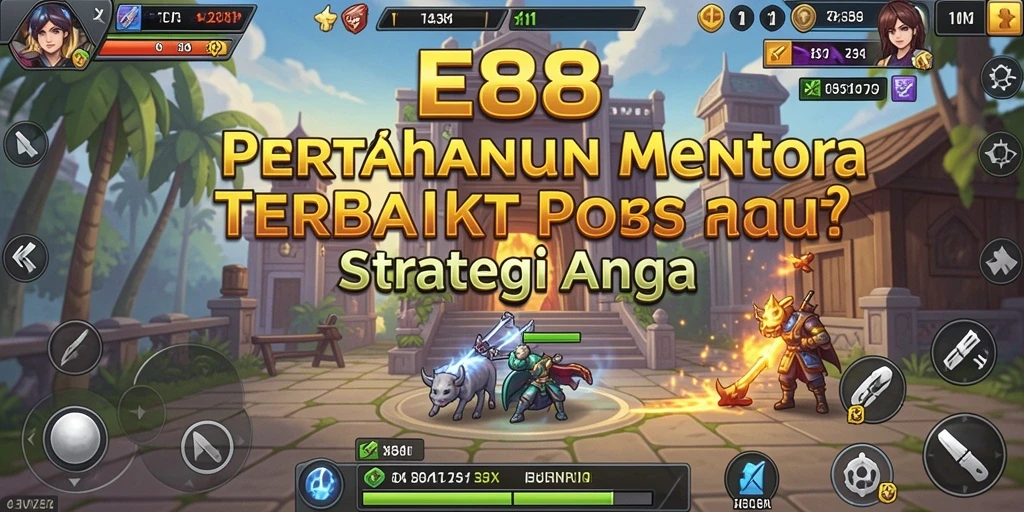 Tampilan gameplay E88 yang memikat dalam strategi Tower Defense.