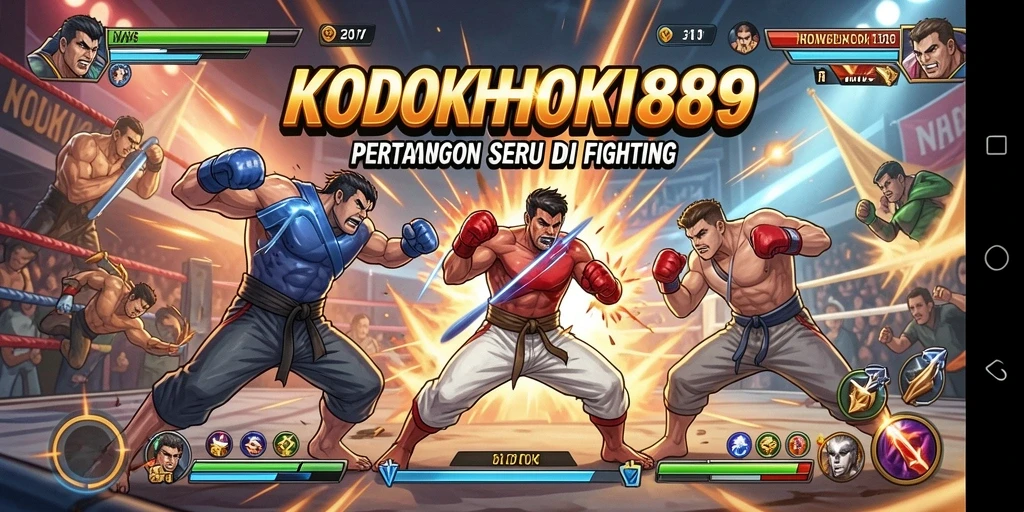Screenshot dari gameplay KODOKHOKI889 yang penuh aksi Fighting.