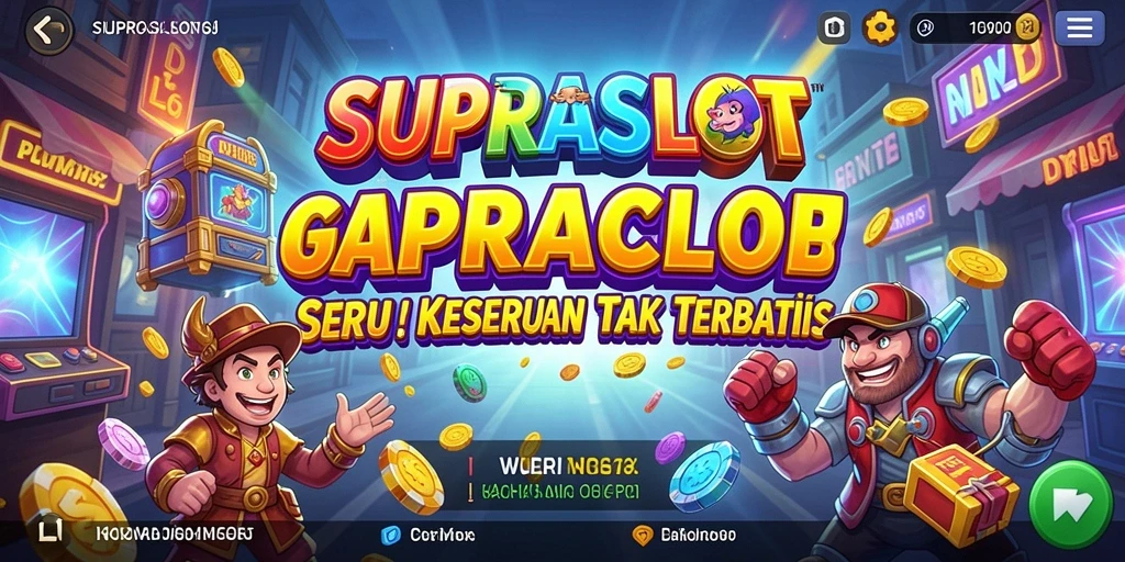 Tampilan gameplay seru dari SUPRASLOT dalam momen penuh aksi.