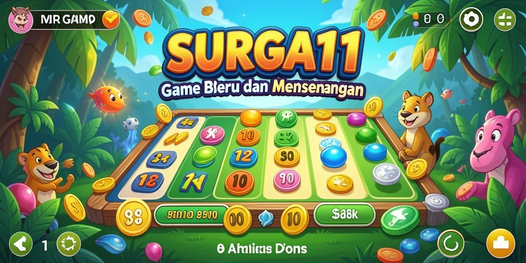 Screenshot permainan SURGA11 menampilkan keseruan bermain Bingo.
