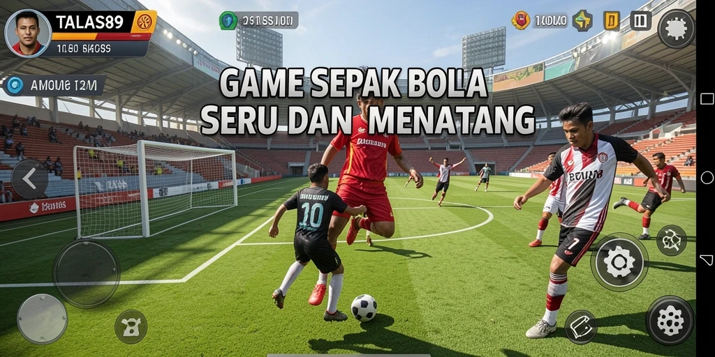 Tampilan gameplay TALAS89 yang seru dan kompetitif di lapangan.