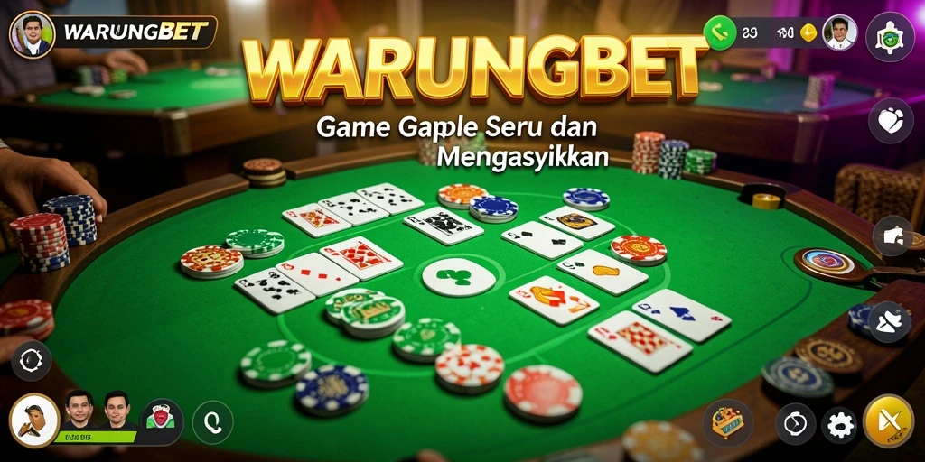 Tampilan permainan Gaple yang menarik dan interaktif.